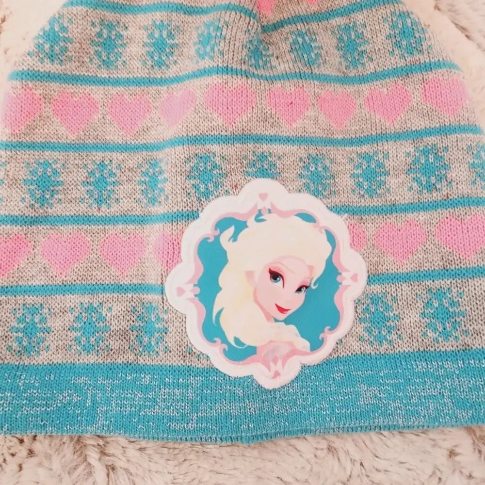 DISNEY FROZEN LITTLE GIRL HAT AND GLOVE SET ONE SIZE